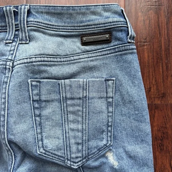 Burberry Brit Westbourne Jeans "Burberry Back Seam" Aesthetic Skinny Ankle Sz 25 - Picture 13 of 16